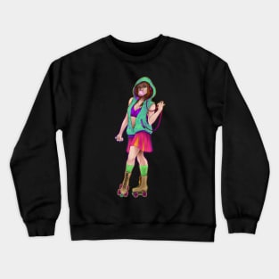 Neon Skater 3 Crewneck Sweatshirt